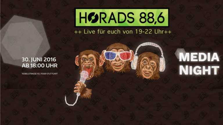 Wir senden live von der MediaNight