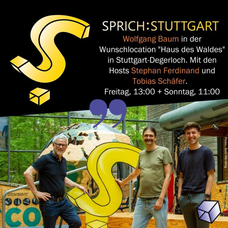 Wolfgang Baum im Podcast SPRICH:STUTTGART