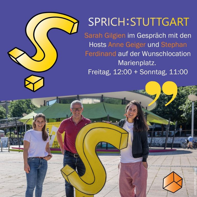 Sarah Gilgien bei SPRICH:STUTTGART