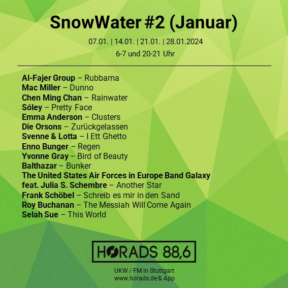 GOLDEN MIXTAPE DOODLE #13 | SNOWWATER #2 (JANUAR)