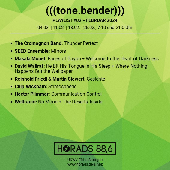 (((TONE.BENDER))) IM FEBRUAR 2024
