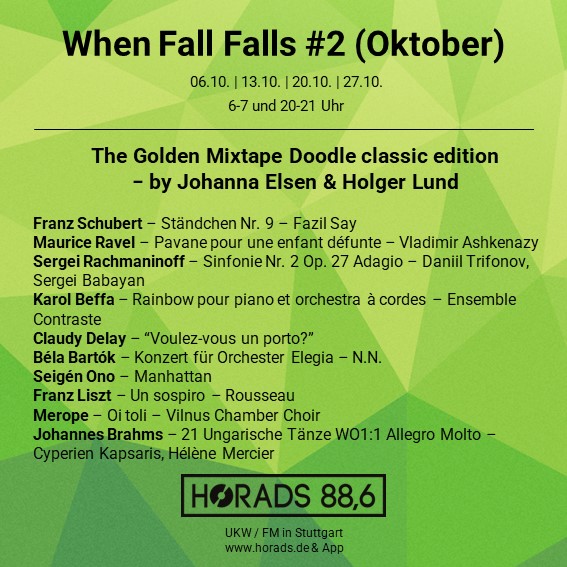 Golden Mixtape Doodle | When Fall Falls #2 (Oktober)